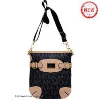 michael kors fulton logo groot zwart crossbody zakken Producten Online f0v6i395